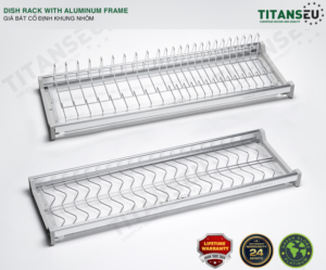 Giá bát cố định khung nhôm INOX SUS304 KT800 TITAN-CD80 TITANSEU