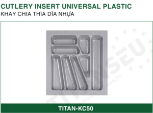 Khay chia thìa dĩa nhựa KT500 TITAN-KC50 TITANSEU