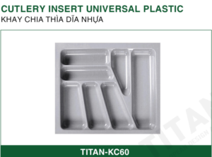 Khay chia thìa dĩa nhựa KT600 TITAN-KC60 TITANSEU