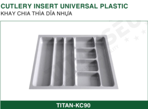 Khay chia thìa dĩa nhựa KT900 TITAN-KC90 TITANSEU