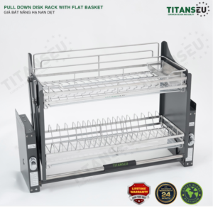 Giá bát nâng hạ nan dẹt INOX SUS304 KT900 TITAN-Q90 TITANSEU