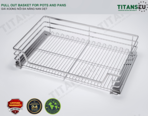 Giá xoong nồi đa năng nan dẹt INOX SUS304 KT900 TITAN-X90 TITANSEU