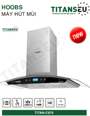 Máy Hút Mùi Kính Cong Serie 8 TITAN-C870 TITANSEU