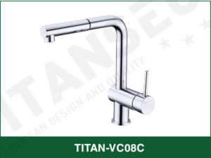 Vòi Rửa Bát Dây Rút TITAN-VC08C TITANSEU