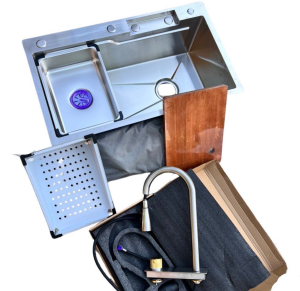 Chậu vòi thác nước Màu Trắng TITAN-7546CW TITANSEU