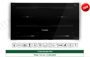 Bếp Từ Đôi 02 Vùng Nấu Serie 8 TITAN-ML889
