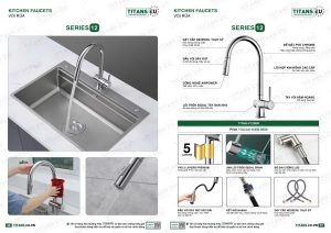 Vòi rửa V1208 R chính hãng